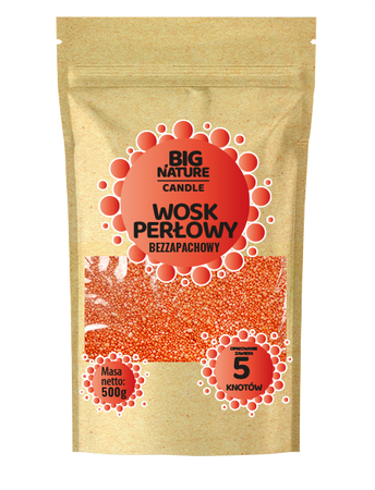 Big Nature Wosk Perłowy Koralowy 500g