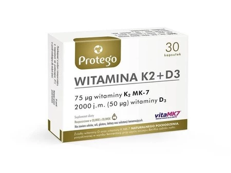 Salvum – PROTEGO WITAMINA K2+D3, suplement diety – 30 kaps.