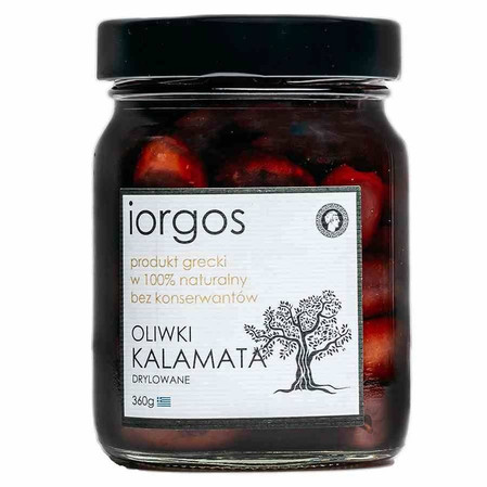 IORGOS Oliwki kalamata PREMIUM - drylowane 360g