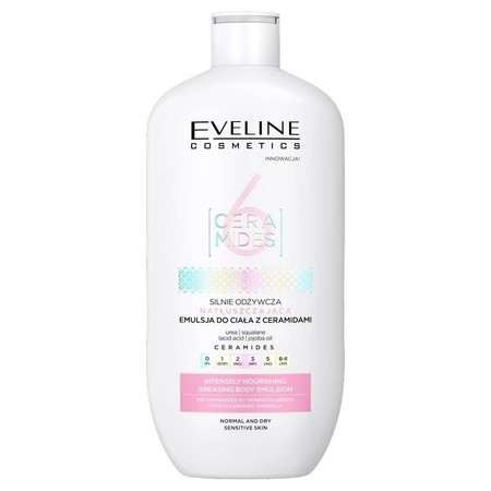 6 Ceramides silnie odżywcza natłuszczająca emulsja do ciała 350ml