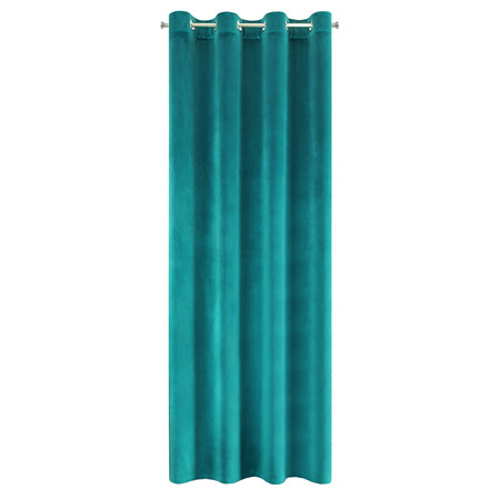 ZASŁONA GOTOWA SAMANTA 140 X 250 CM TURKUSOWY