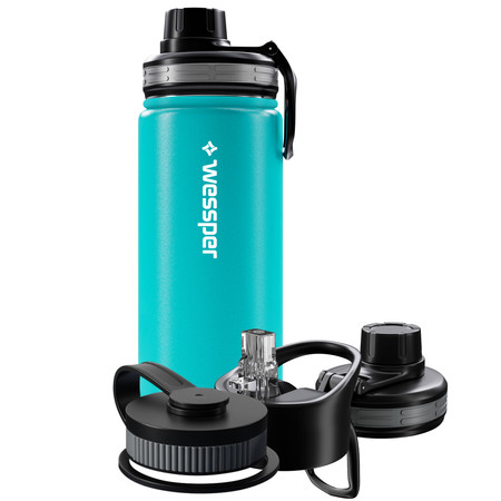 Wessper Butelka termiczna termos THERMOSTEEL niebieska 500ml