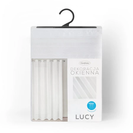 FIRANA GOTOWA LUCY 400 X 250 CM BIAŁY