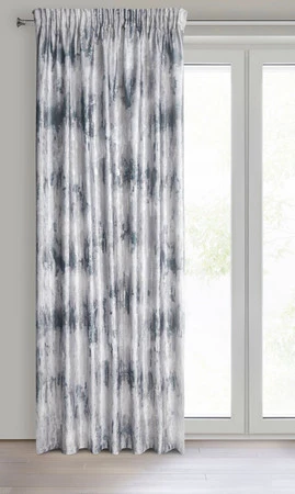 ZASŁONA GOTOWA TINA NA TAŚMIE 140 X 270 CM SREBRNY