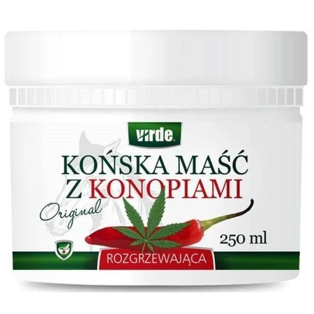 Virde Końska Maść Z Konopiami Rozgrzewająca 250Ml