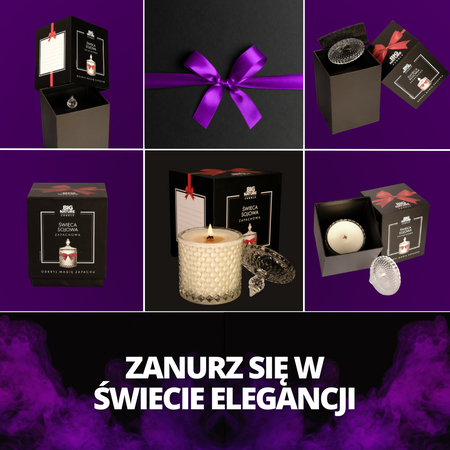 Świeca soj zap. insp. LOLITA LEMPICKA 485g PREZENT