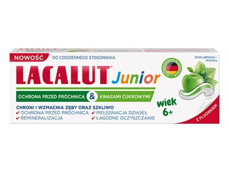 LACALUT PASTA DLA DZIECI JUNIOR 6+lat 55ml