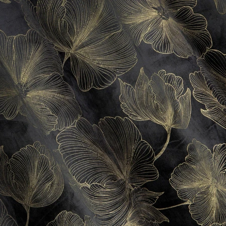 ZASŁONA GOTOWA STELLA 140 X 250 CM CZARNY