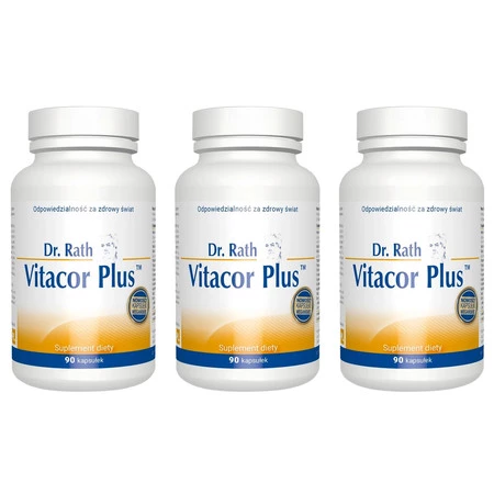 Zestaw 3x Dr Rath Vitacor Plus™ 90 kaps.