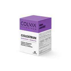 Colvia Colostrum + Betaglukany + Probiotyki na odporność 60 kaps.