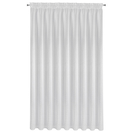 FIRANA GOTOWA SIBEL NA TAŚMIE 300 X 250 CM BIAŁY
