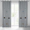ZASŁONA GOTOWA ALVIN 140 X 250 CM SREBRNY