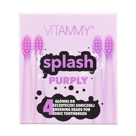 VITAMMY splash purply Końcówki do szczoteczki sonicznej