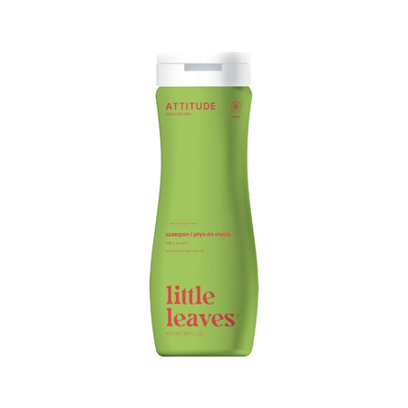 Attitude LITTLE LEAVES™, Szampon i żel do mycia ciała dla dzieci, arbuz i kokos, 473 ml