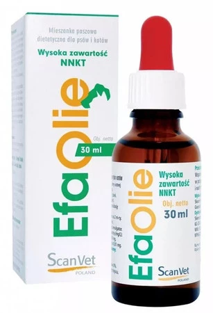 SCANVET EFA Olie 30ml krople