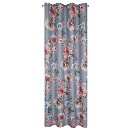 ZASŁONA GOTOWA GAJA 140 X 250 CM SZARY