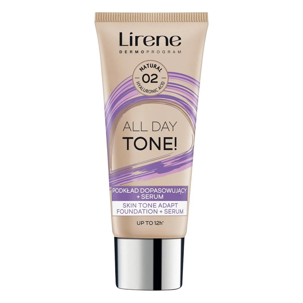 All Day Tone! podkład dopasowujący + serum 02 Natural 30ml - Nabea.pl