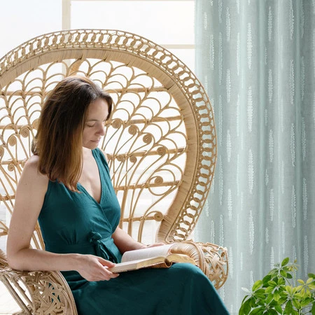 ZASŁONA GOTOWA ALENI 140 X 250 CM MIĘTOWY