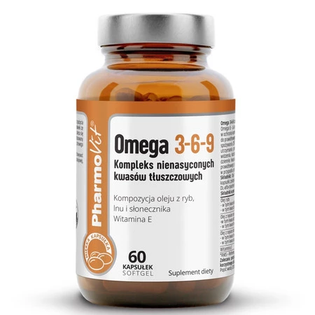 Pharmovit kwasy Omega 3-6-9 60 kaps.