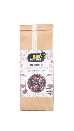 Big Nature Herbata Earl Grey Kolorowa Tęcza 100 g
