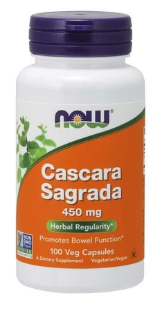 CASCARA SAGRADA 450 mg (KRUSZYNA AMERYKAŃSKA) 100 kapsułek