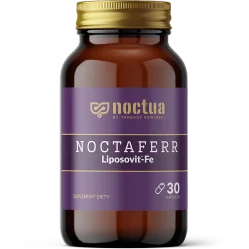 NOCTUA Noctaferr liposomalne żelazo z laktoferyną 30 kaps.