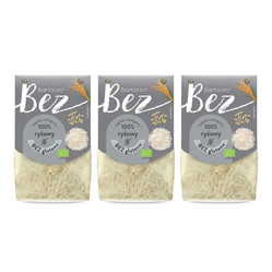 Zestaw: 3x Makaron ryżowy krajanka (filini) BEZGL. BIO 250g
