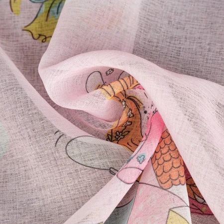 ZASŁONA GOTOWA POLLY 140 X 250 CM RÓŻOWY