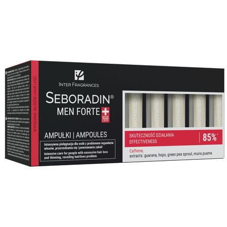 Seboradin MEN FORTE Ampułki na wypadanie włosów 14x 5,5 ml