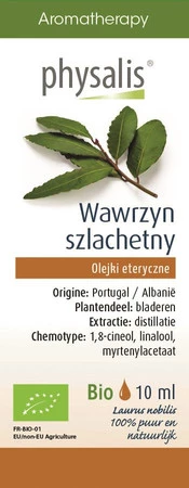 OLEJEK ETERYCZNY WAWRZYN SZLACHETNY  BIO 10 ml.