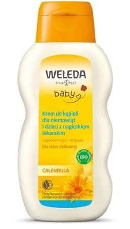 Weleda − Calendula, krem do kąpieli dla niemowląt i dzieci z nagietkiem lekarskim − 200 ml