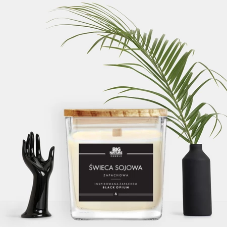 Świeca sojowa zap. insp. BLACK OPIUM 450g