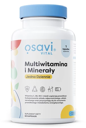Osavi Multiwitamina i Minerały Jedna Dziennie - 60 kaps.