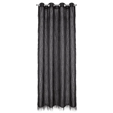 ZASŁONA GOTOWA AURORA 140 X 250 CM CZARNY