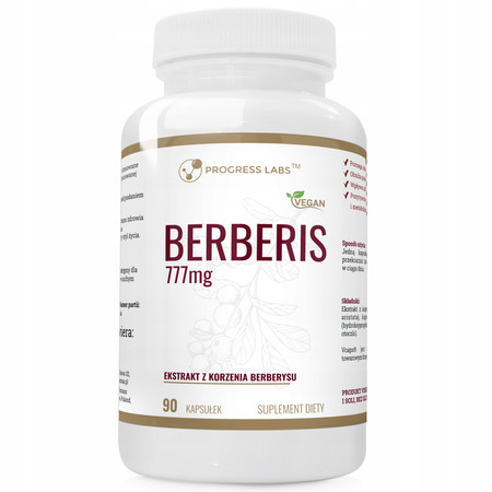 Progress Labs berberis Extract 5:1 777 Mg   90 kaps.