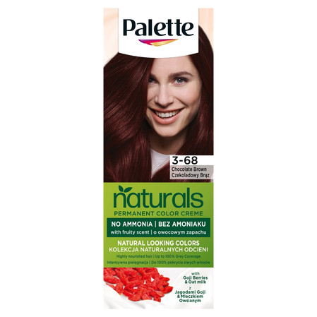 Permanent Naturals Color Creme farba do włosów trwale koloryzująca 868/ 3-68 Czekoladowy Brąz