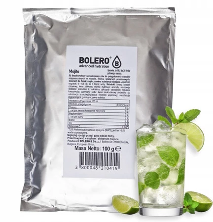 Bolero Bag Mojito ze stewię 100g napój w proszku bez cukru