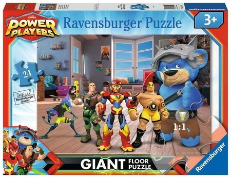 Puzzle 24el podłogowe Power Players Giant 031191 Ravensburger