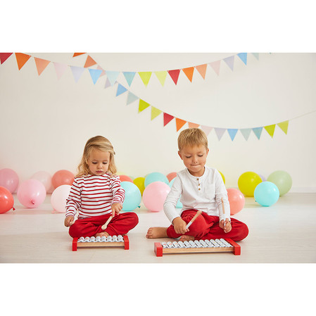 Janod Ksylofon metalowy cymbałki 12 tonów Confetti 18m+ (edycja 2026)
