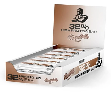 Weider 32% High Protein Bar batony proteinowe 12 szt. x 60 g smak czekolada