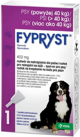 FYPRYST Spot-On Psy >40kg Krople na kleszcze pchły 1szt.