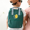 Lassig Plecak mini kwadratowy dla przedszkolaka Little Gang Lemon dark green