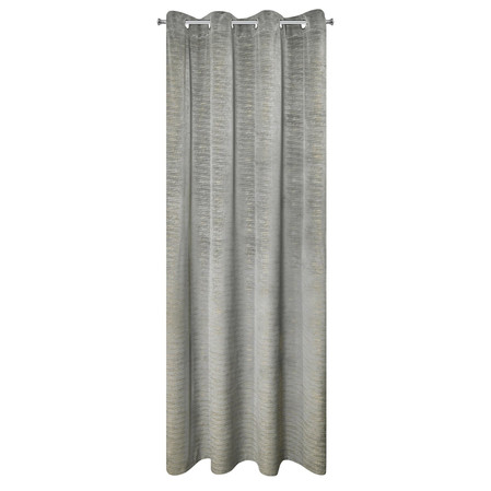 ZASŁONA GOTOWA ALUVIA 140 X 250 CM STALOWY