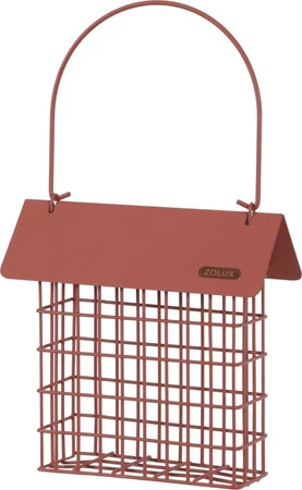 ZOLUX Karmnik z daszkiem na bloki tłuszczowe Ceglasty