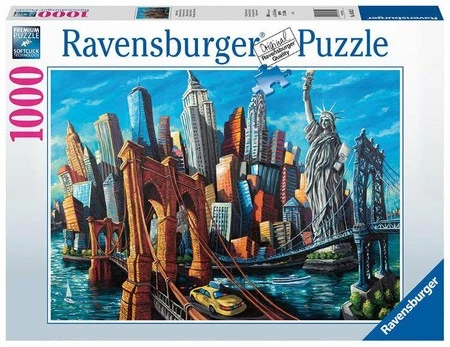 Puzzle 2D 1000 Welcome to New York 16812 -