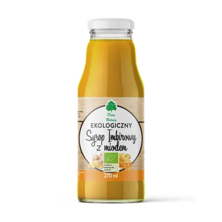 SYROP IMBIROWY Z MIODEM BIO 270 ml - DARY NATURY