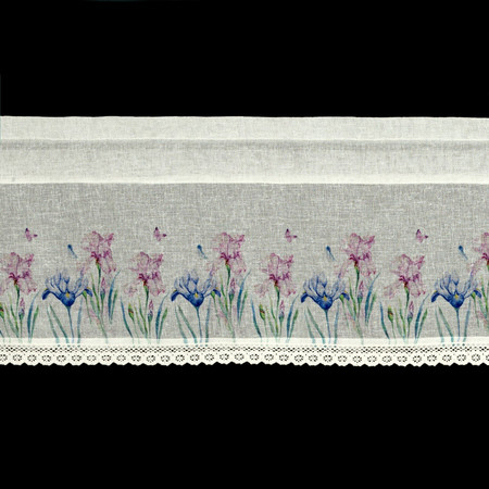 Firana gotowa Dolorez na Taśmie 150 x 30 cm, Biały