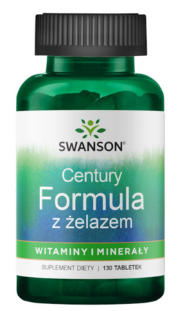 Swanson Century Formula z żelazem 30 tabl.