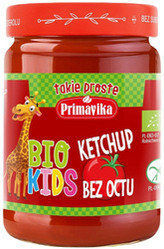 PRIMAECO Ketchup dla dzieci bez dodatku cukru i octu BIO 315g