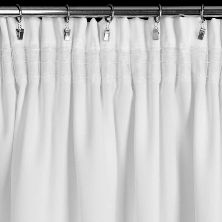 ZASŁONA GOTOWA RITA NA TAŚMIE 140 X 175 CM BIAŁY